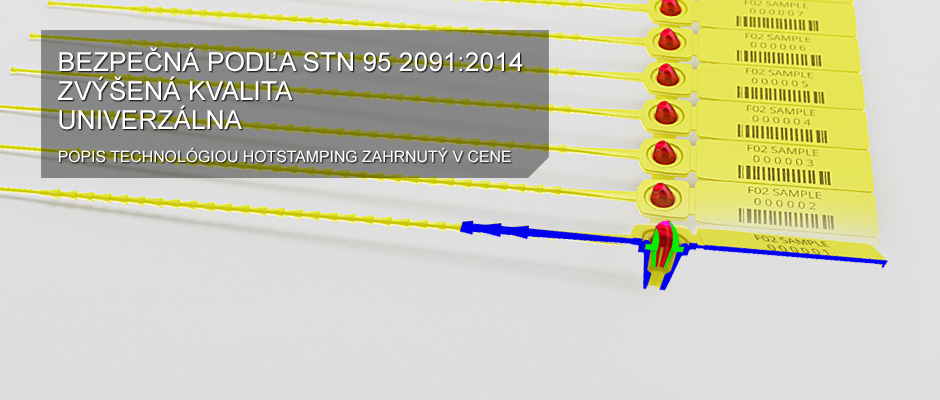 Bezpečnostná plomba F02